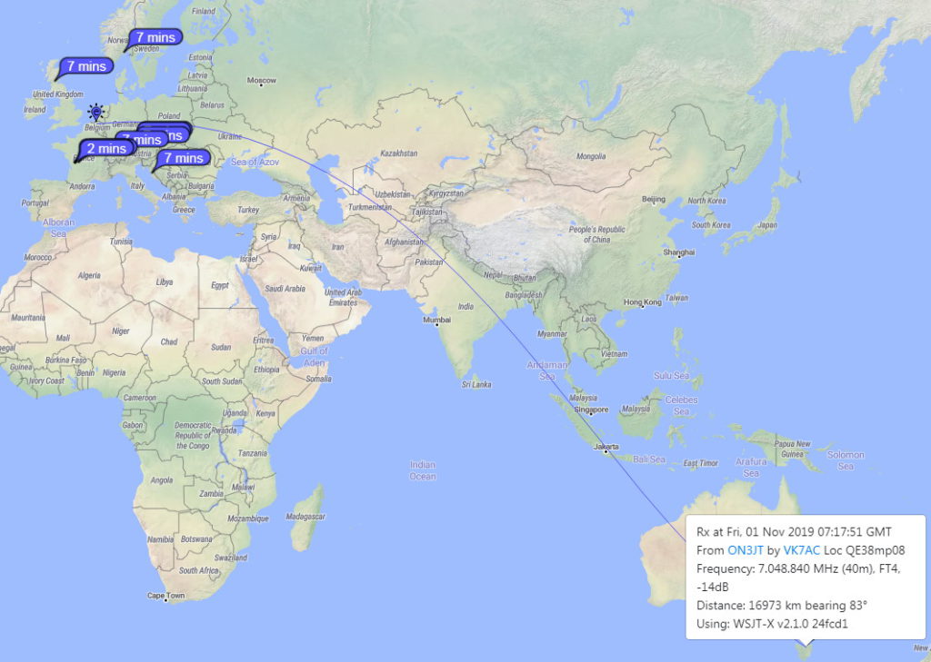 My first FT4 qso | ON3JT